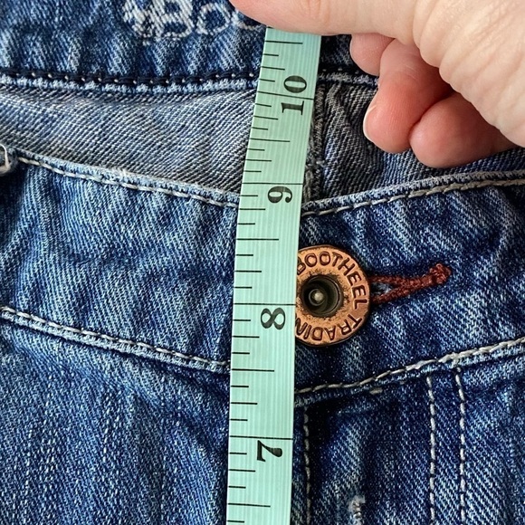 BOOTHEEL TRADING CO - SHERYL CROW - SIZE 12 - CROP JEANS - BOYFRIEND B21 - Picture 11 of 13